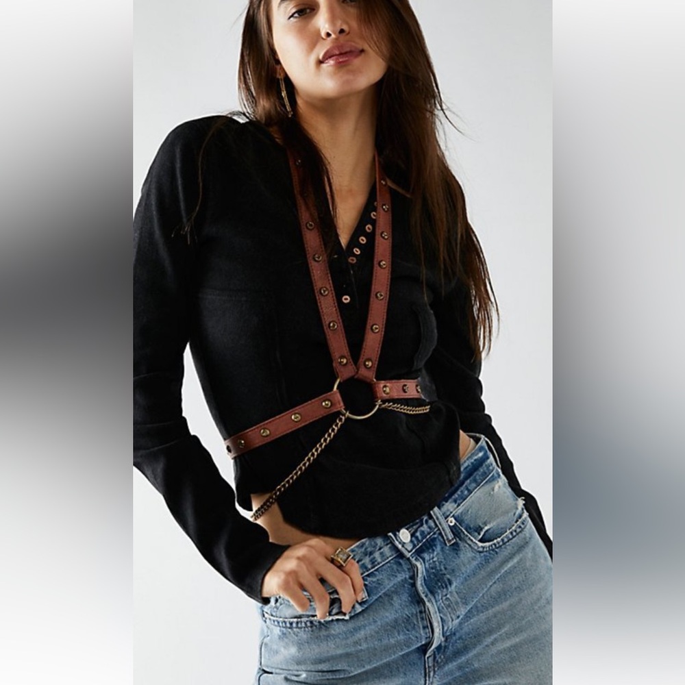 New with tags Free People Billie Harness size large